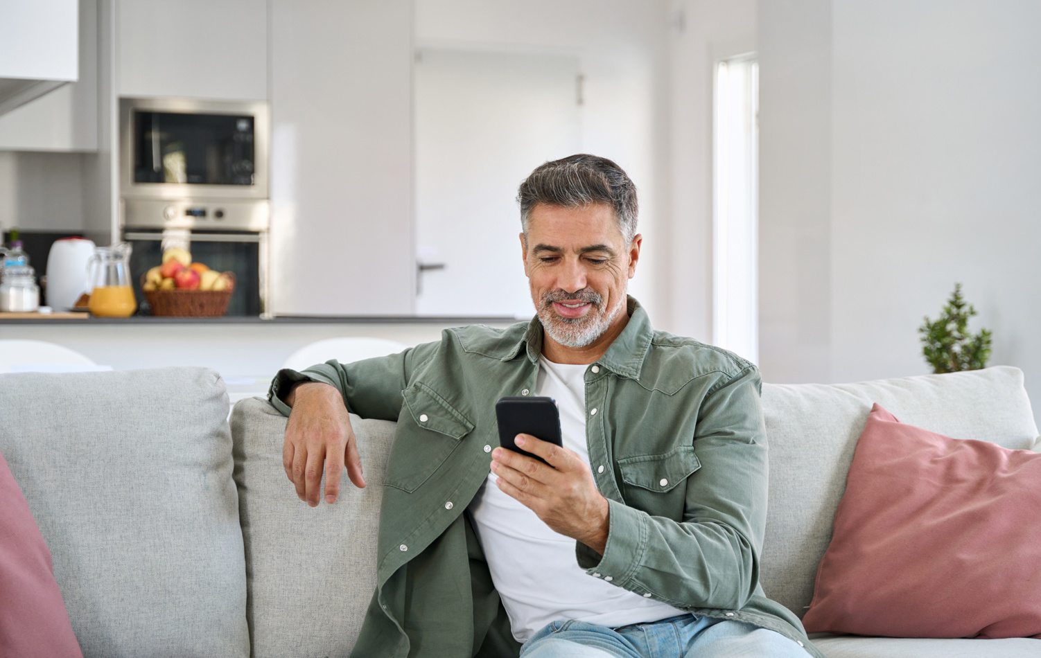 A man looking at his Defined Contribution Pension
