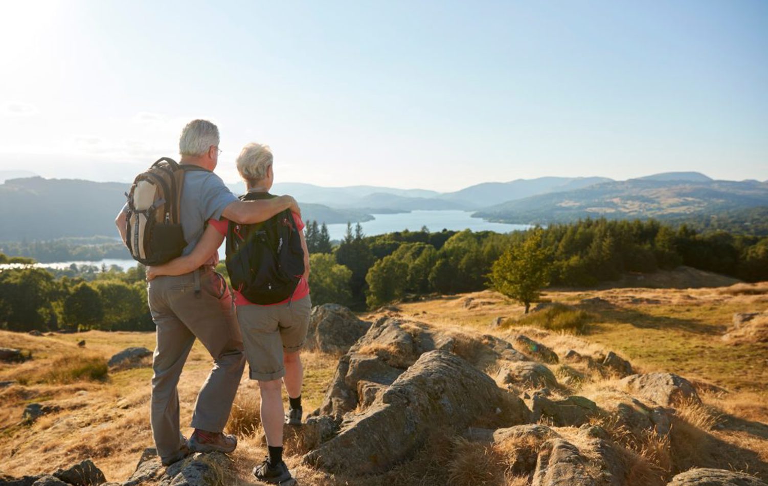 Couple on a Hike