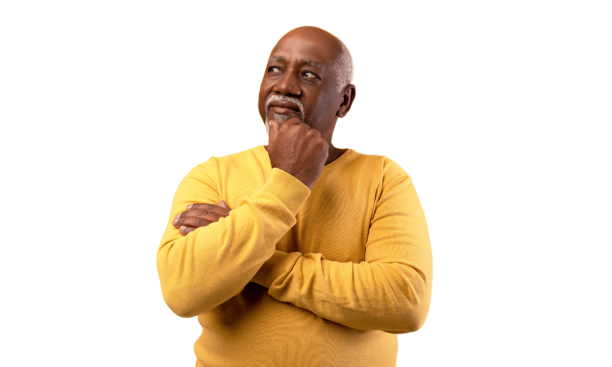 Man in yellow sweater
