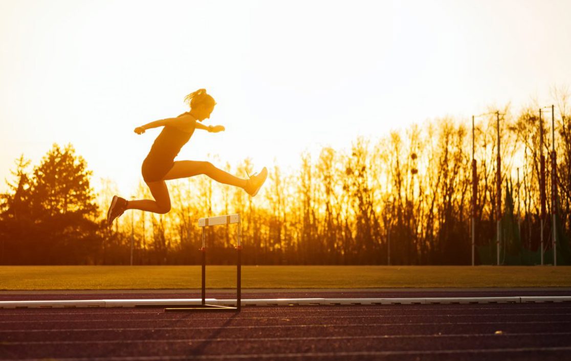 A person leaping into retirement